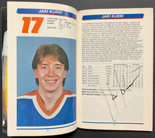 Load image into Gallery viewer, 1984-85 Autographed Edmonton Oilers Guide Gretzky Messier Coffey Signed x29 LOA