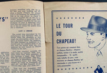 Load image into Gallery viewer, 1953 Montreal forum NHL Hockey Program Canadiens vs Boston Bruins Vintage