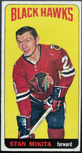 Load image into Gallery viewer, 1964-65 Vintage Chicago Blackhawks Stan Mikita Topps Tallboy NHL Hockey Card