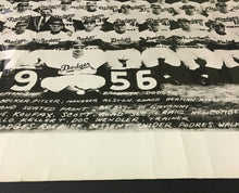 Load image into Gallery viewer, 1956 MLB Baseball Brooklyn Dodgers Team Photo Sandy Koufax Jackie Robinson Rare