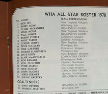 Load image into Gallery viewer, 1979 WHA All Star Hockey Game Program Edmonton USSR Moscow Dynamo Gretzky Howe
