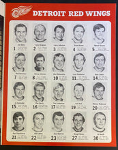 Load image into Gallery viewer, 1972 NHL Hockey Program Detroit Red Wings v Vancouver Canucks Delvecchio Cover