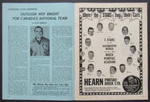 Load image into Gallery viewer, 1966 Maple Leaf Gardens NHL Program Insert + Ticket Stub - Toronto vs Montreal