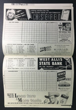 Load image into Gallery viewer, 1958 World Series Baseball Program Milwaukee Braves vs New York Yankees MLB