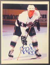 Load image into Gallery viewer, Rob Blake Autographed LA Kings NHL Hockey Photo Signed 8x10 Vintage