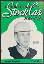 Load image into Gallery viewer, 1953 Stock Car Racing Program Exhibition Park Canada Norm Brioux Molson Trophy