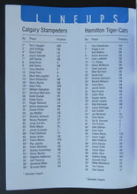 Load image into Gallery viewer, 1998 Winnipeg Stadium CFL Football 86th Grey Cup Program Hamilton vs Calgary