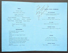 Load image into Gallery viewer, 1964 Sports Celebrity Dinner Autographed Program Signed x4 Syl Apps NHL JSA