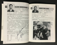 Load image into Gallery viewer, 1996 Edmonton Eskimos CFL Media Guide Signed Auto Inside Pages x46 Ron Lancaster