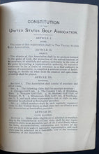 Load image into Gallery viewer, Rare 1895 Edition Spalding's Official Golf Guide USGA Sports Historical Vintage
