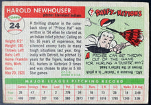 Load image into Gallery viewer, 1955 Topps Baseball #24 Hal Newhouser Cleveland Indians Vintage MLB Card