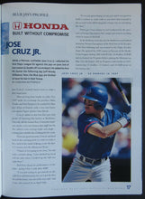 Load image into Gallery viewer, 1998 Exhibition Stadium MLB Program Toronto - Tampa Bay Clemens 3000th Strikeout