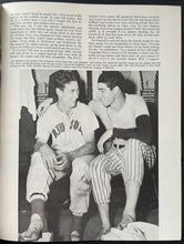 Load image into Gallery viewer, 1964 Joe DiMaggio + Ted Williams Autographed Baseball Magazine Cover VSA COA