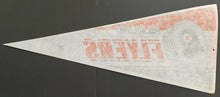 Load image into Gallery viewer, 1990 Signed NHL Hockey Philadelphia Flyers Pennant Autographed Mark Howe Vintage