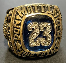 Load image into Gallery viewer, 1998 Don Mattingly 14K Gold Career Ring New York Yankees MLB Baseball Ltd. Ed