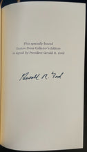 Load image into Gallery viewer, Gerald R. Ford Autographed Easton Press Exclusive Signed Edition Autobiograph