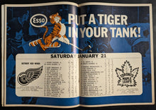 Load image into Gallery viewer, 1967 Toronto Maple Leaf Game Program Mike Walton Stanley Cup Winning Season NHL