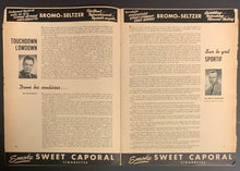 Load image into Gallery viewer, 1949 McGill Stadium CFL Program Ottawa Rough Riders vs Montreal Alouettes