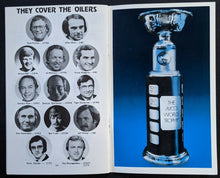 Load image into Gallery viewer, 1975 - 76 Vintage Edmonton Oilers Media Guide NHL Hockey Norm Ullman HOF