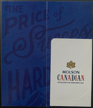 Load image into Gallery viewer, 2016 Toronto Maple Leafs vs Boston Bruins 100th Opening Night Featured Ticket