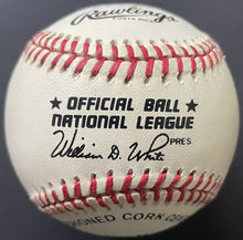 Load image into Gallery viewer, Curt Flood + Vida Blue Autographed Signed National League Rawlings Baseball JSA