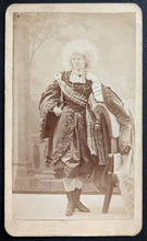 Load image into Gallery viewer, 1870's Carte De Viste Albino St.Louis Circus Freak Young Lady White Hair LOA