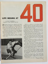 Load image into Gallery viewer, 1967 Maple Leaf Gardens Terry Sawchuk 99th Shutout Game Program Armstrong Howe