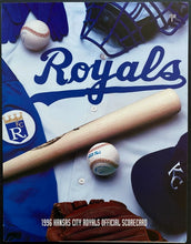 Load image into Gallery viewer, 1996 Baseball Scorecard Kansas City Royals Minnesota Twins Paul Molitor 3000 Hit