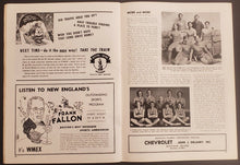 Load image into Gallery viewer, 1949 Boston Garden NBA Program Philadelphia Warriors vs Celtics Newton + Waltham