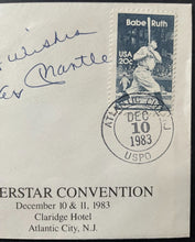 Load image into Gallery viewer, 1983 Mickey Mantle Autographed Cachet Signed New York Yankees Baseball PSA LOA