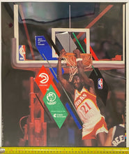 Load image into Gallery viewer, 1994 Original Artwork for NBA Basketball Program Dominique Wilkins Atlanta Hawks