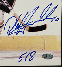 Load image into Gallery viewer, Dale Hawerchuk Autographed NHL Hockey Photo Signed Sabres 518 Inscription JSA