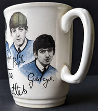 Load image into Gallery viewer, 1964 Beatles Mug Made In England Vintage Fab 4 John Lennon Paul McCartney