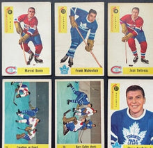 Load image into Gallery viewer, 1958/59 Parkhurst NHL Hockey Cards Complete Set Plante Richard Mahlovich Vintage