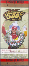 Load image into Gallery viewer, 2001 Vintage Indy 500 Race Ticket Helio Castroneves Indianapolis Motor Speedway