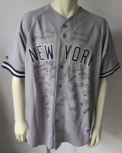Load image into Gallery viewer, 2007 New York Yankees Team Signed MLB Baseball Jersey Autographed x31 LOA JSA