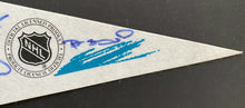 Load image into Gallery viewer, 1991-92 Signed NHL Hockey San Jose Sharks Inaugural Season Pennant Autographed