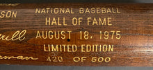 Load image into Gallery viewer, 1975 Hall of Fame Induction Bat Ralph Kiner Ltd Ed 420/500 Cooperstown Baseball