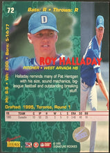 Load image into Gallery viewer, 1995 Roy Halladay Early Autograph Limited Edition Signature Rookies 72 Blue Jays