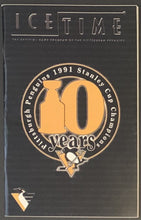 Load image into Gallery viewer, 2000-01 NHL Hockey Playoff Program 1st Round Washington Capitals vs Penguins