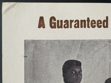 Load image into Gallery viewer, 1963 Vintage Promo Poster Cassius Clay Muhammad Ali Album I Am The Greatest LP