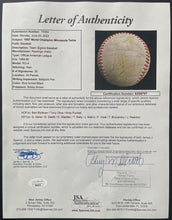 Load image into Gallery viewer, 1987 Minnesota Twins Team Autographed Baseball Signed x30 Kirby Puckett JSA LOA