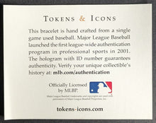 Load image into Gallery viewer, 2017 MLB Game Used Ball Leather Bracelet Toronto Blue Jays Canada Day MLB Holo