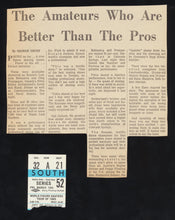 Load image into Gallery viewer, 1965 World Champions Figure Skating Exhibition Program Ticket Stub Peggy Fleming