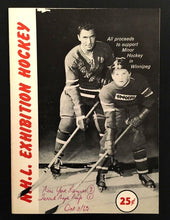 Load image into Gallery viewer, 1962 Winnipeg Arena Maple Leafs NY Rangers VTG HKY Rare Exhibition Program