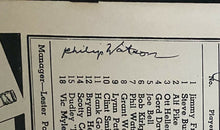 Load image into Gallery viewer, 1942 NHL Hockey Program Signed x11 NY Rangers Montreal Canadiens Autographed