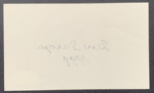 Load image into Gallery viewer, Gene Sarazen Autographed Index Card Signed Vintage American Golfer 1920s JSA