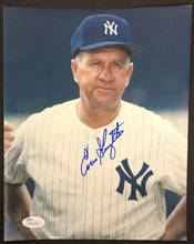 Load image into Gallery viewer, Enos Slaughter New York Yankees Signed 8" X 10" Color Photo MLB Baseball JSA COA
