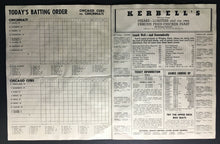 Load image into Gallery viewer, 1951 MLB Baseball Wrigley Field Program Chicago Cubs Cincinnati Reds Vintage
