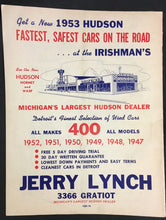 Load image into Gallery viewer, 1953 Olympia Stadium NHL Hockey Program Detroit Red Wings vs New York Rangers